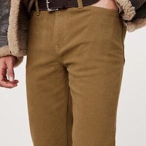 Mens Banana Republic Slim Brushed Traveler Pant Cotton Blend Size 29x32